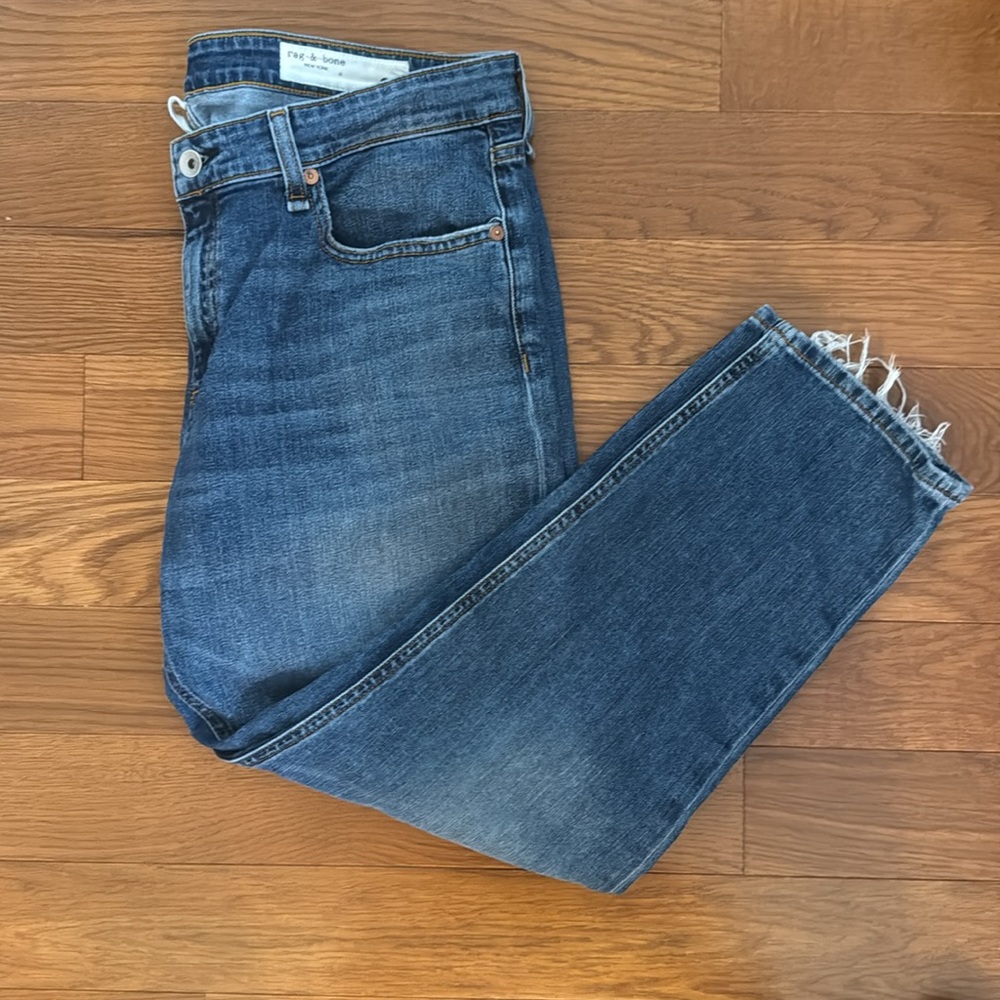 rag & bone Blue Boyfriend Jeans